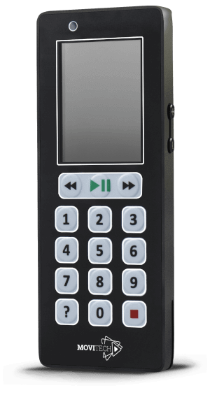 Movi Guide Num - audioguide with numeric keypad